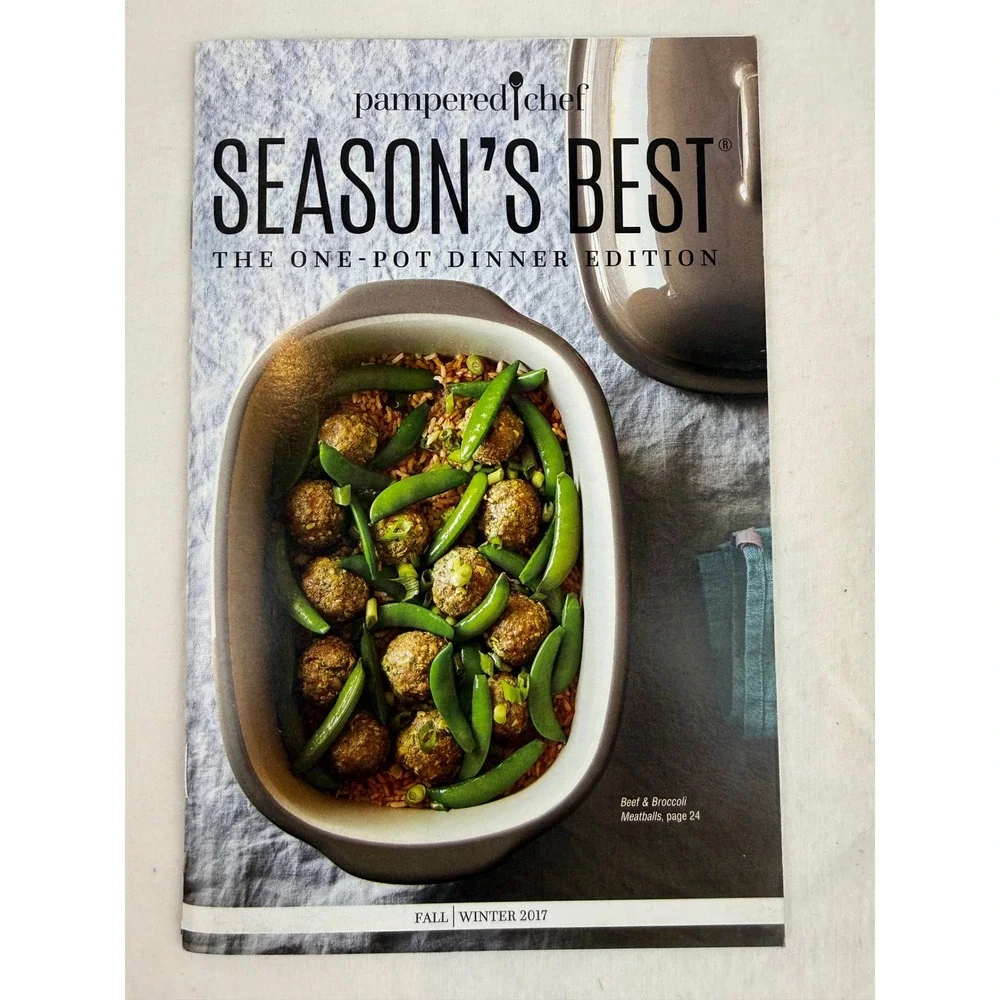 Pampered Chef Season's Best Recipe Booklets Lot of 5 Cookbooks‎ 2011-2020 Mixed
